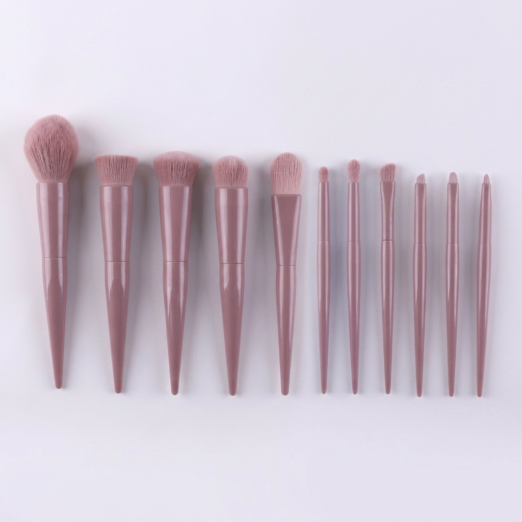 purple-makeup brush-set